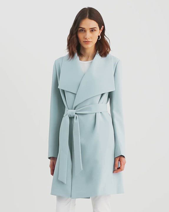 新作セール Ralph Lauren  Crepe Belted Wrap Coat コート Lauren Ralph Lauren Women's Crepe Belted Wrap Coat, Created