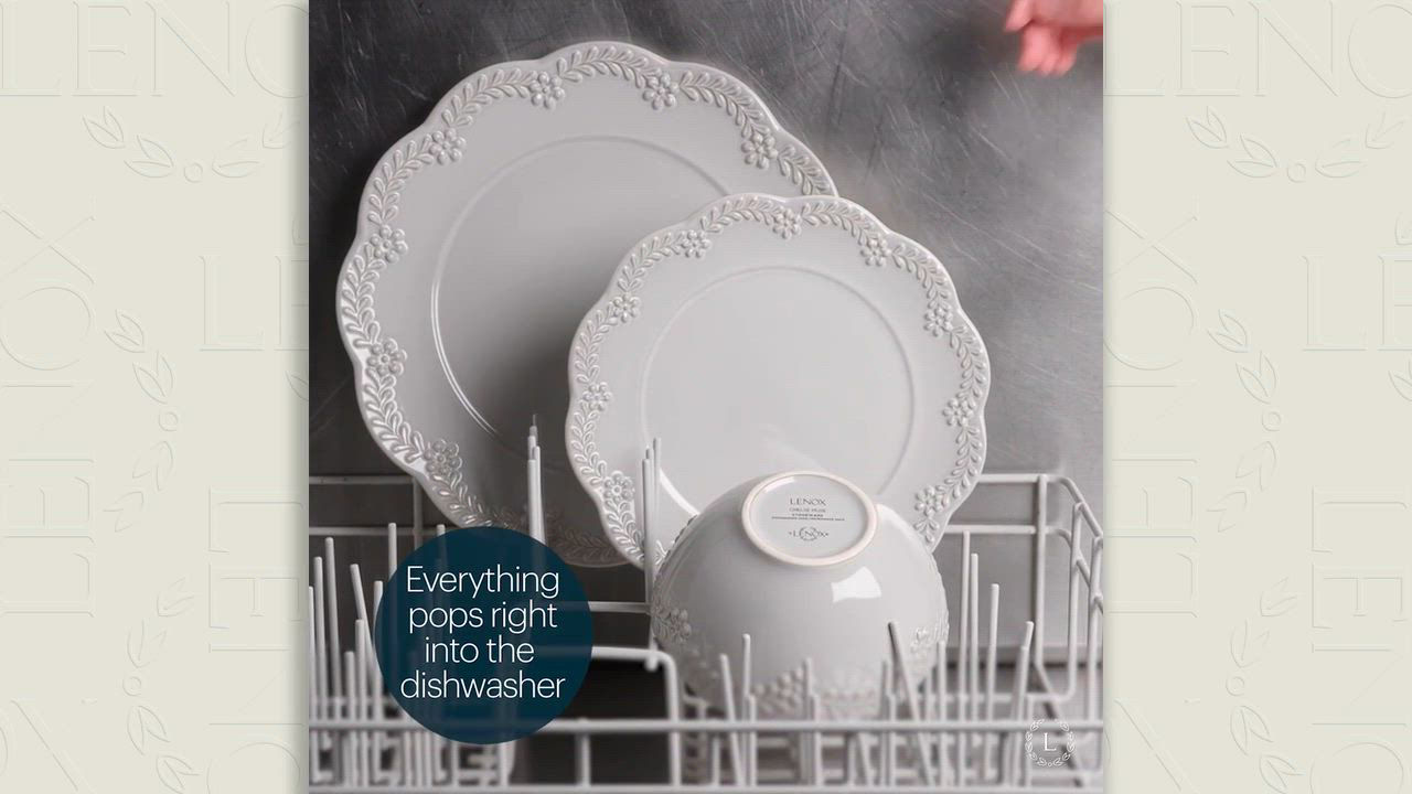 Lenox Chelse Muse Floral 12-Pc. Dinnerware Set, Service for 4 - Macy's
