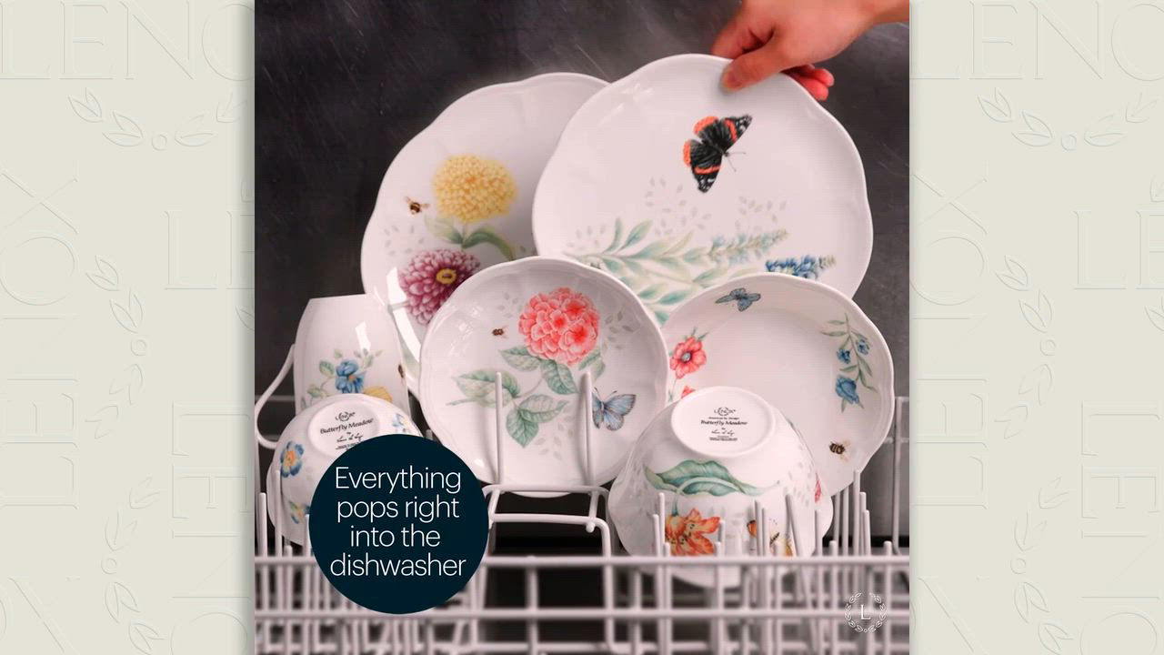 Lenox Butterfly Meadow 28 Pc. Dinnerware Set, Service for 4 - Macy's