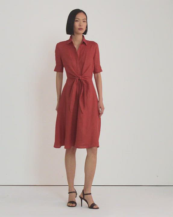 Lauren Ralph Lauren Women's Elbow-length Sleeve Linen