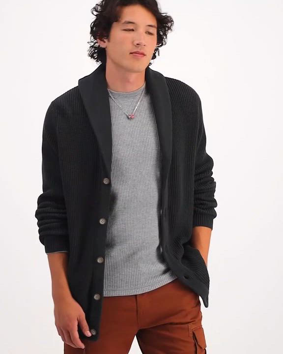 Sun + Stone Men's Alvin Cardigan Sweater, Created for Macy's