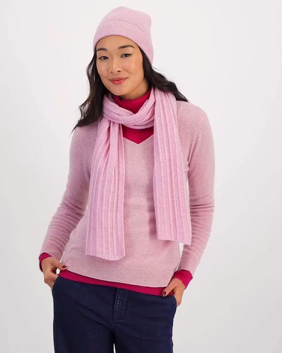 パタゴニア　recycled cashmere pointelle Scarf Pebble Pointe - Scarf – Hobbii