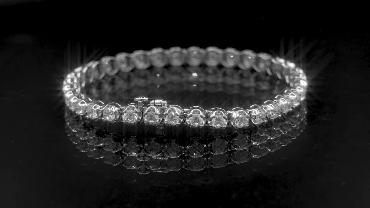 【専用】Hawaii購入テニスブレスレット【MACY’S】ゴールド✴︎ダイヤ Diamond Tennis Bracelet (5 ct. t.w.) in 14k White or Yellow Gold