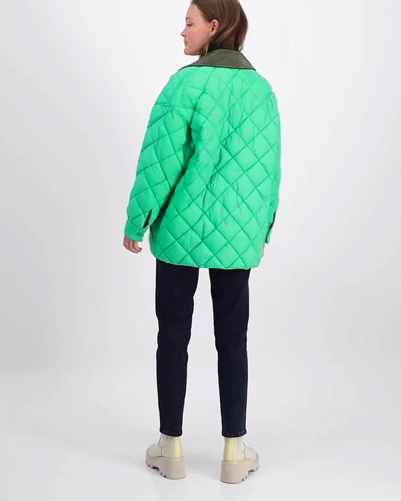 Calvin Klein Jeans Women's Reversible Quilted Barn Jacket Macy's - Main Image