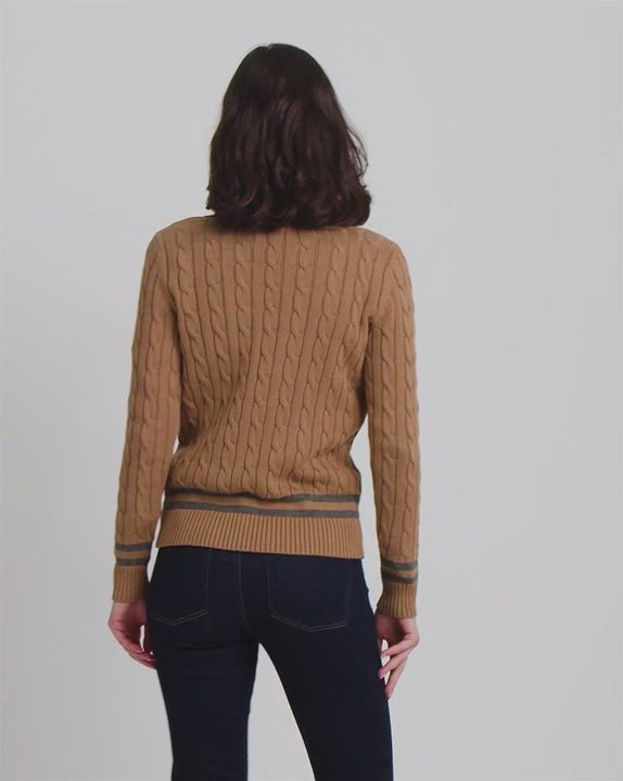 Lauren Ralph Lauren Women's Cable-Knit Cotton Cricket