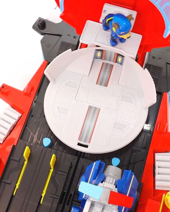 Paw Patrol The Mighty Movie, Aircraft Carrier HQ, with Chase