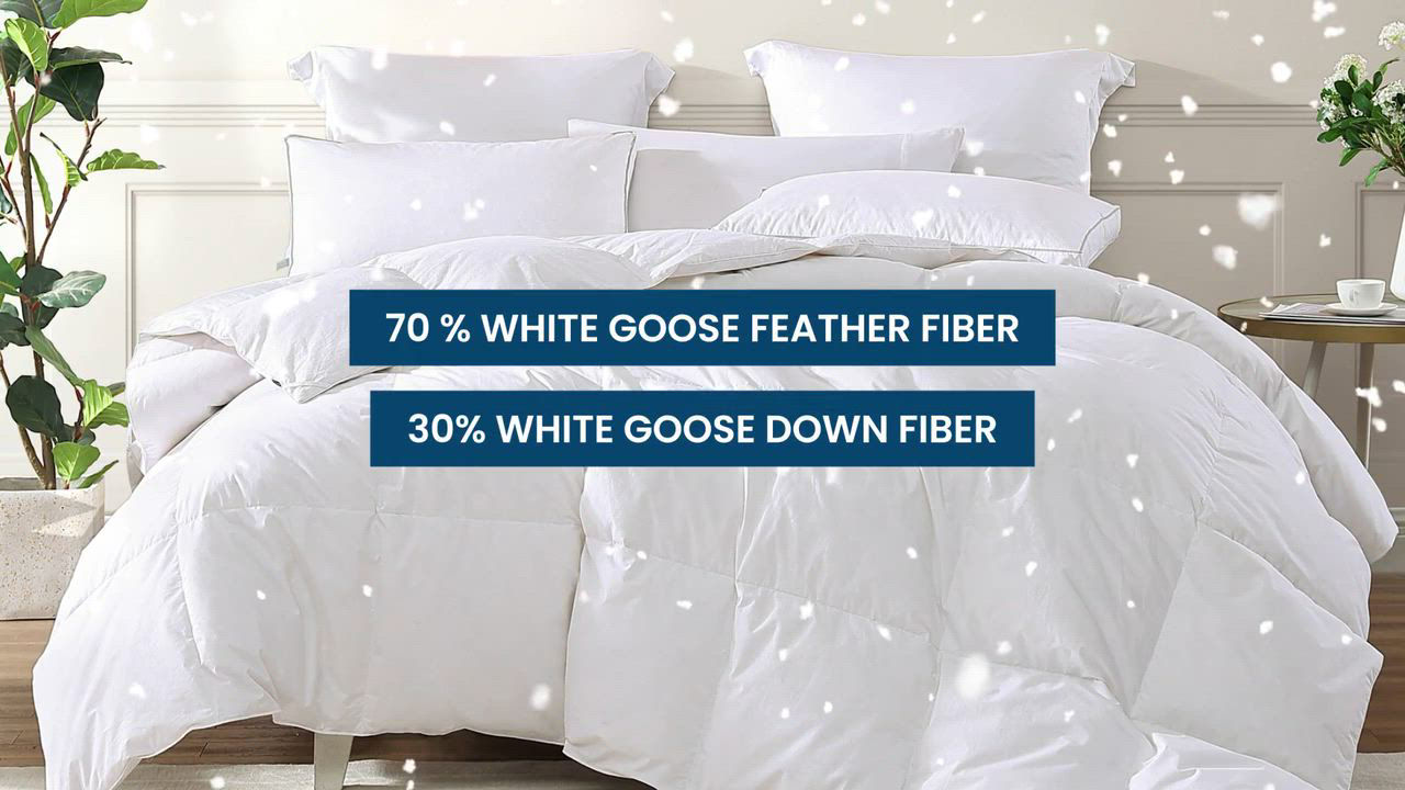Royal Luxe All Season Warmth White Goose Feather and Down Fiber  display picture 1