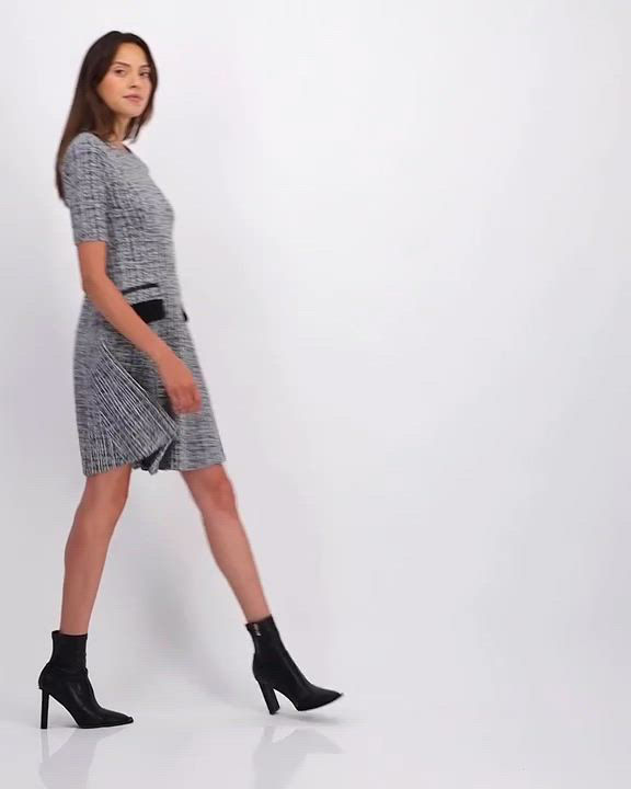piping zipper tweed short dress COZYPOIN Womens Tweed Mini Dress Elegant Front Half Zipper Short Sleeve  Casual Work Straight Tube Dress with Pockets, Yellow, X-Small : Amazon.ca:  Clothing, Shoes & Accessories