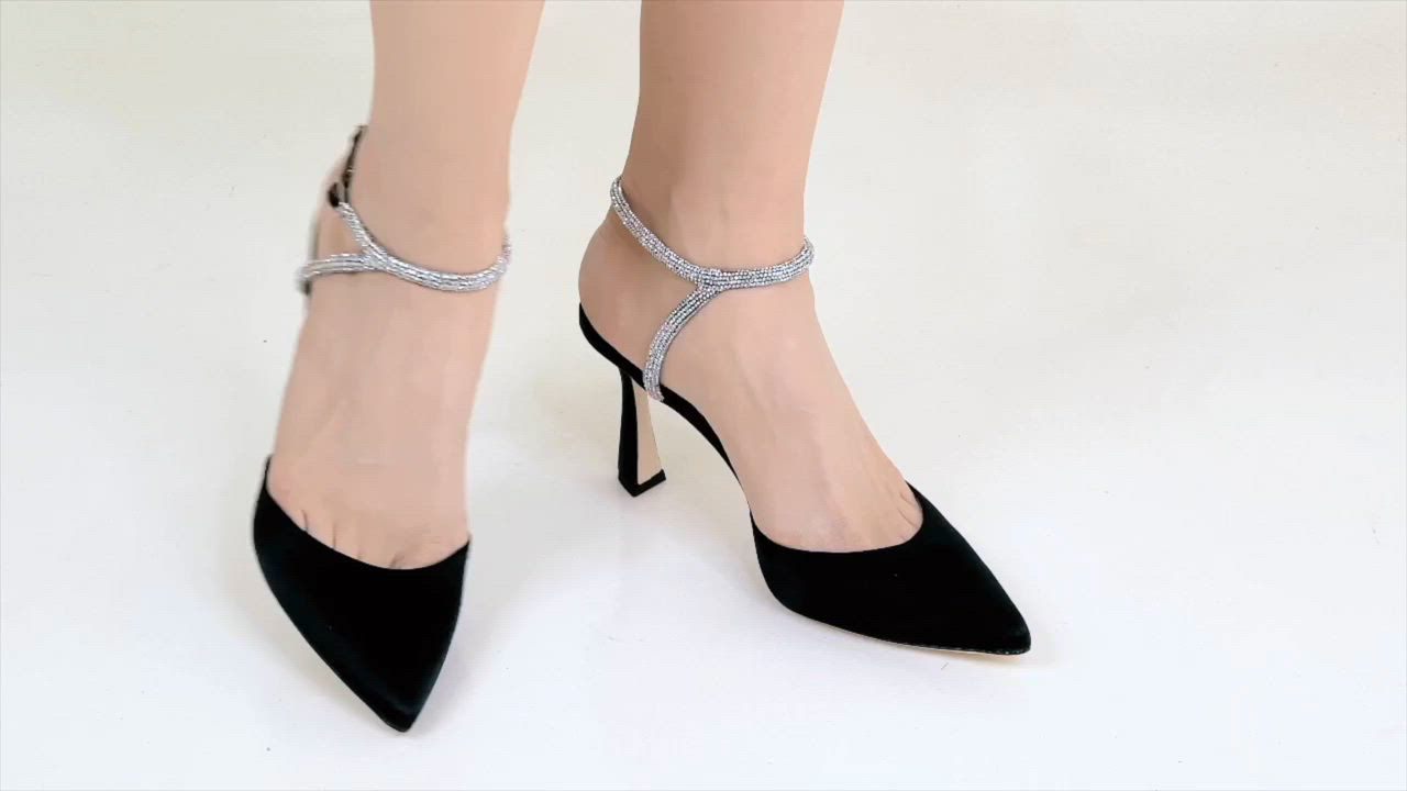 Badgley Mischka Women's Kamilah Ankle Strap Evening Pump