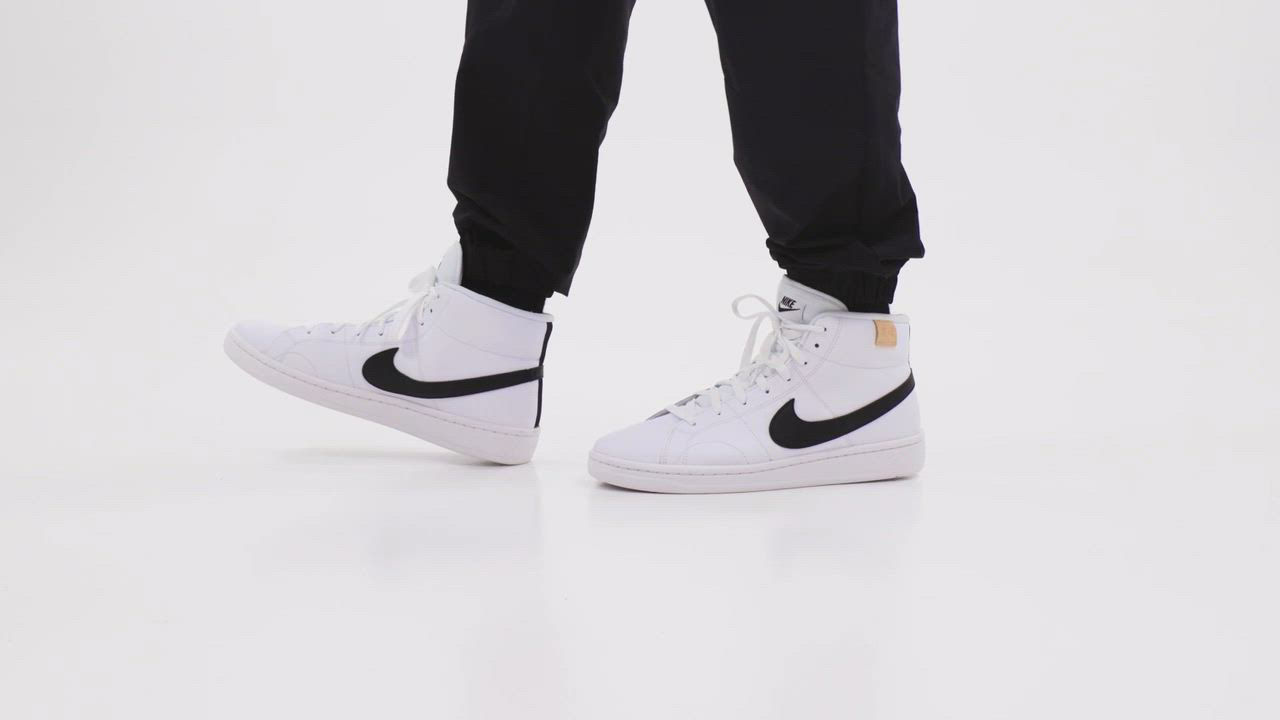 Nike Men's Court Royale Mid High Top Casual Sneakers from Finish