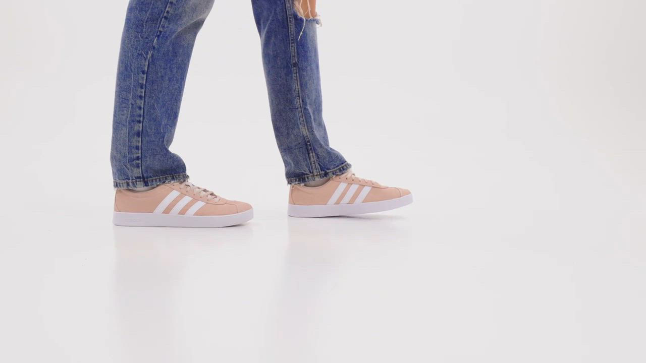 adidas gazelle silver green womens adidas VL Court 3.0 Shoes - Women's - White main image 0