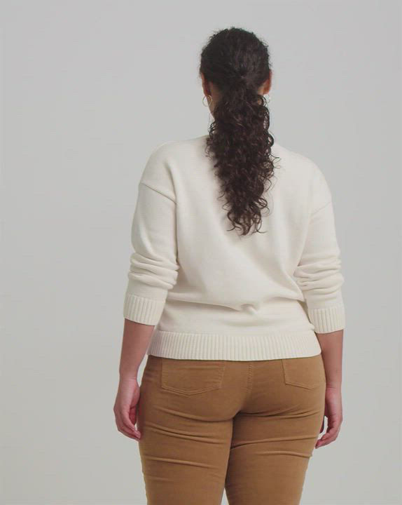 (取寄) ローレン ラルフローレン レディース プラス サイズ インターシャ-ニット クレスト コットン セーター Lauren Ralph Lauren women Plus Size Intarsia-Knit Crest Cotton Sweater Mascarpone Cream Multi Lauren Ralph Lauren Plus Size Intarsia-Knit Crest Sweater - Macy's