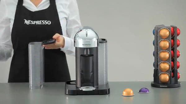 thumbnail image 2 of Breville Nespresso Vertuo Chrome Coffee & Espresso Machine BNV220 – Open Box, Unused, Tested 2 of 6