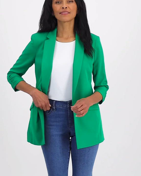 Veste Blazer Femme INC International Concepts Taille S - Laine/polyester, Doublure, Noir, Occasion TB état