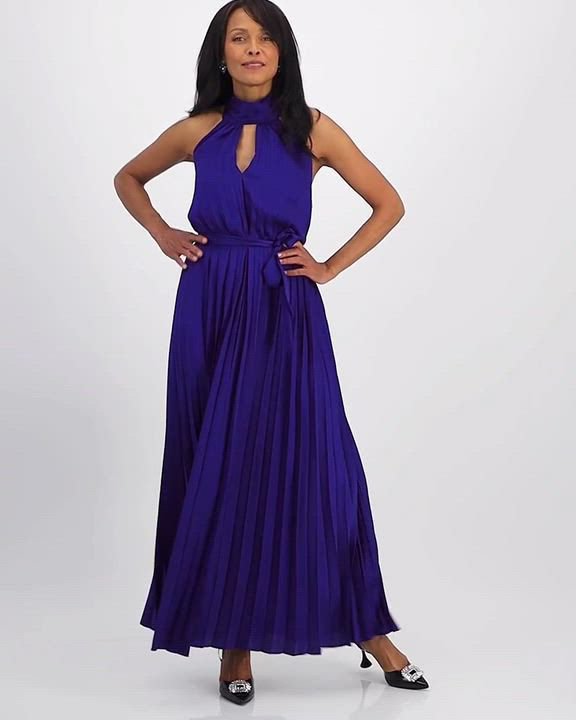 inc halter maxi dress I.N.C. International Concepts Women's Linen Halter-Neck Maxi Dress, Created  for Macy's