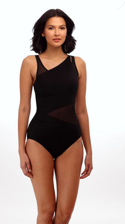 Miraclesuit Illusionist Azura Allover-Slimming One-Piece Swimsuit