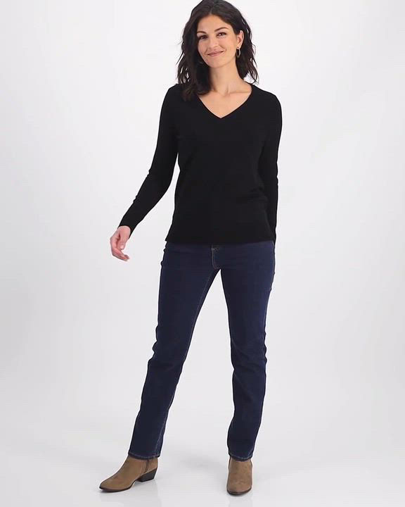 売れ筋商品|||スタイルアンドコー ニット&セーター アウター レディース Petite Two for One V-Neck Pullover Sweater, Created for Macy's Dream Blue ZCSIA Women's Wrap V Neck Cropped Sweaters 2024 Fall Long