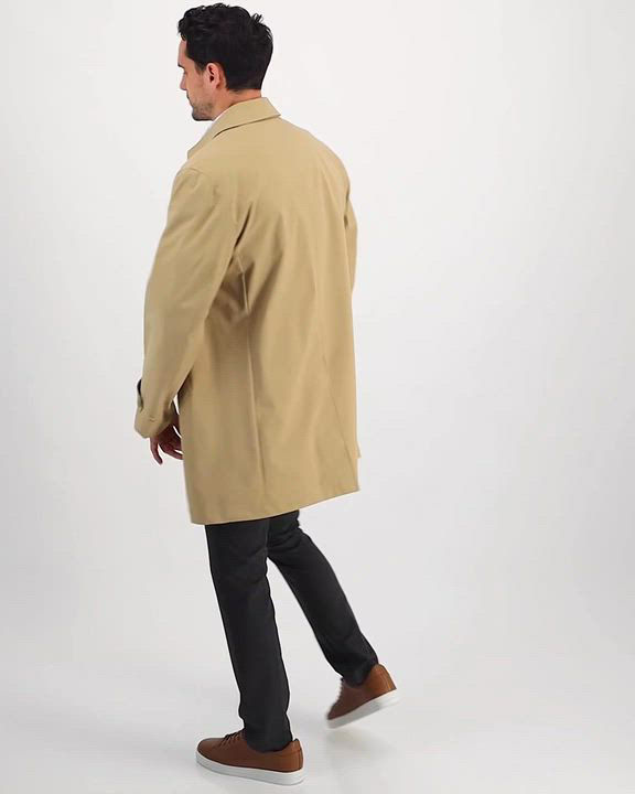 Michael Kors Men's Classic-Fit Raincoat - Macy's