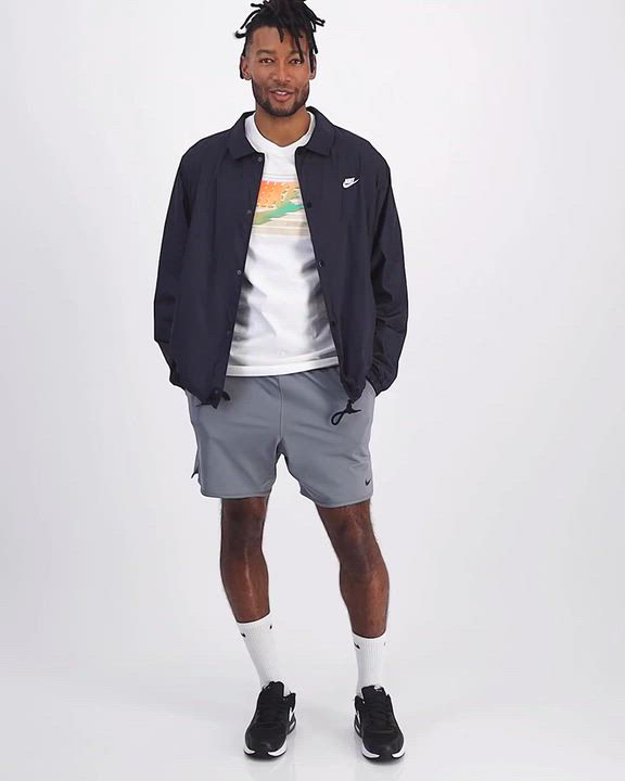 nike casual dress shorts Nike Sportswear Men's Woven Shorts in Black, Size: 2XL