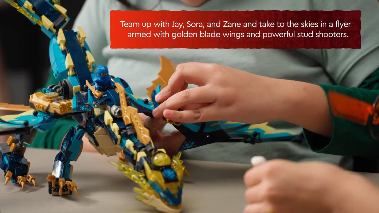 LEGO® Ninjago 71796 Elemental Dragon vs. The Empress Mech Toy