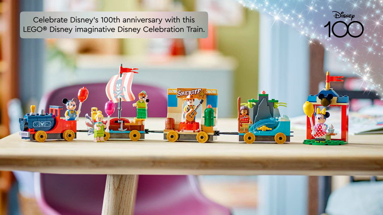 LEGO® Disney 43212 Classic Disney Celebration Train Toy Building