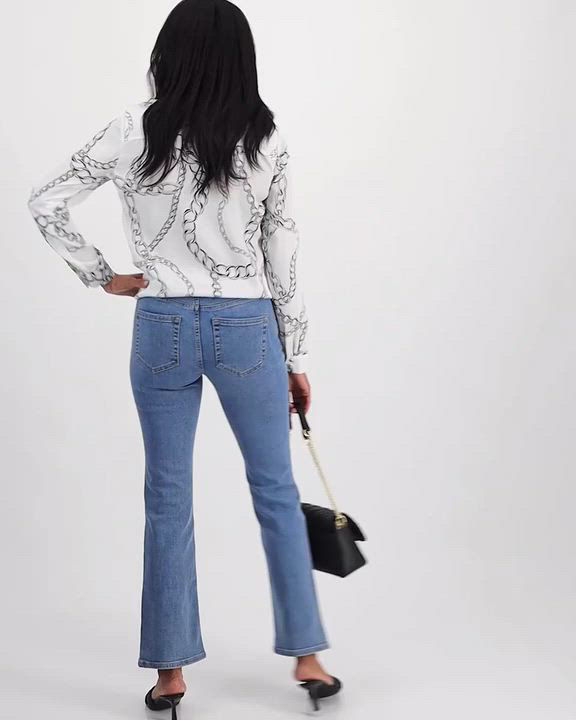 売れ筋商品|||ジェイエムコレクション カットソー トップス レディース Women's Printed Tie-Neck Long-Sleeve Blouse, Exclusively at Macy's Intrepid Blue Combo Long-sleeve Ruffleneck Poplin Blouse For Women | Factory