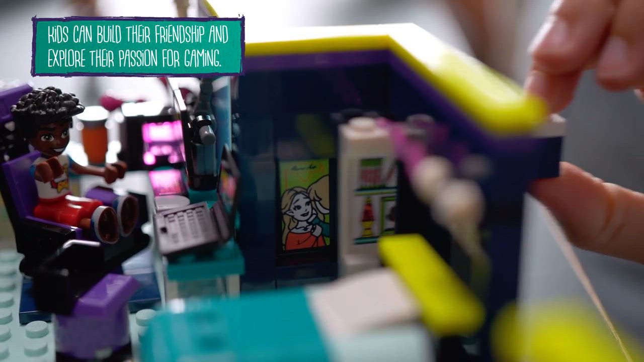 LEGO® Friends Nova's Room 41755 Toy Building Set with Nova, Zac