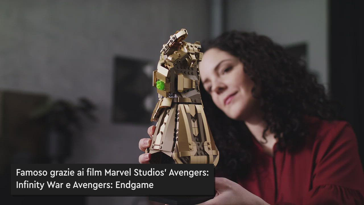 ルルーシュ LEGO® Marvel 76191 The Infinity Saga Adult Infinity Gauntlet Toy
