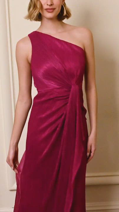 【海外限定】AdriannaPapell ドレス☆Stardust One Shoulder Max Adrianna Papell Stardust One-Shoulder Gown - Macy's
