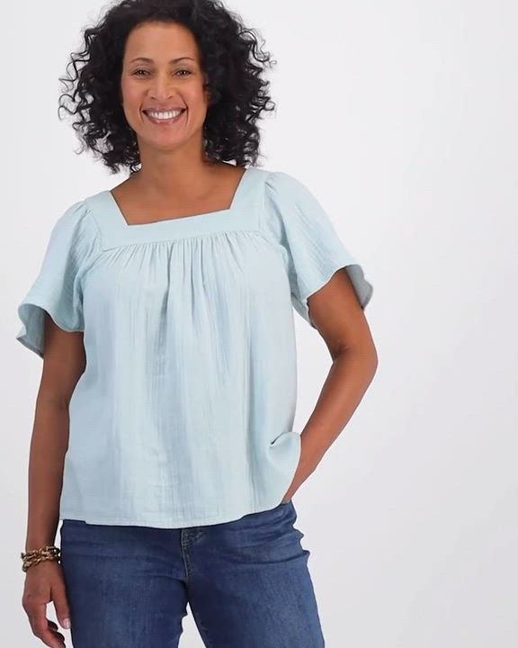 売れ筋商品|||ジェイエムコレクション カットソー トップス レディース Women's Embellished Cotton Gauze Top, Exclusively at Macy's Stonewall Jm Collection Women's Embellished Cotton Gauze Top