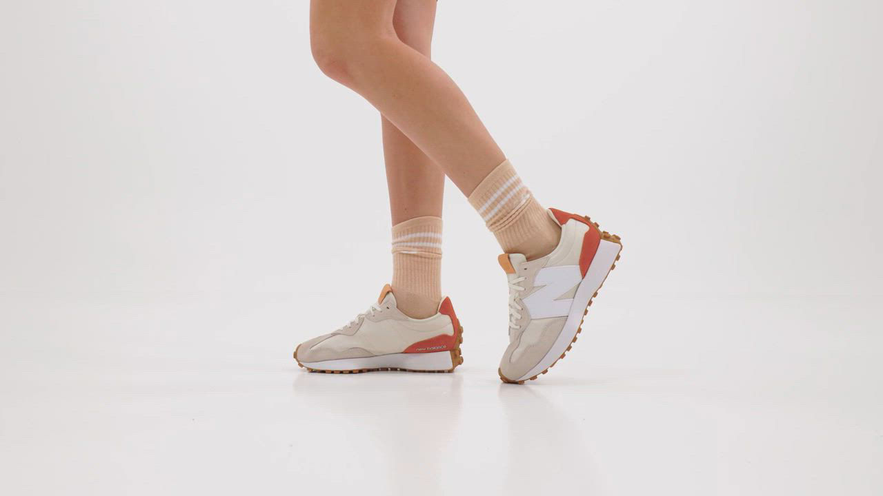 【NEW BALANCE】 WOMEN Quick Dry Letter Short Sleeve New Balance Women's 327 Casual Sneakers from Finish Line