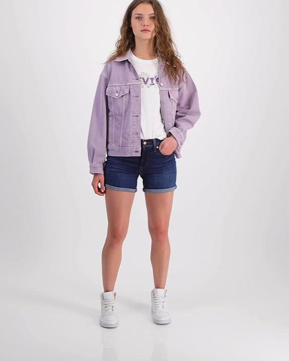 Levi's Women's Mid Rise Mid-Length Stretch Shorts Macy's