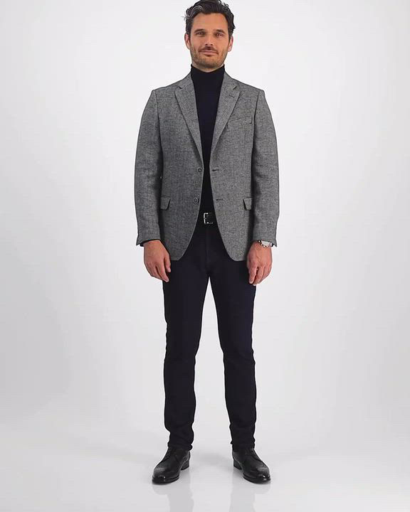Nautica Men's Modern-Fit Solid Herringbone Tweed Sport Coat - Macy's
