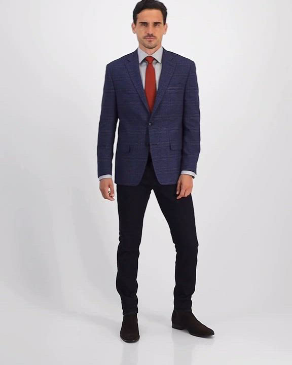 Michael Kors Men's Classic-Fit Pattern Sport Coat - Macy's