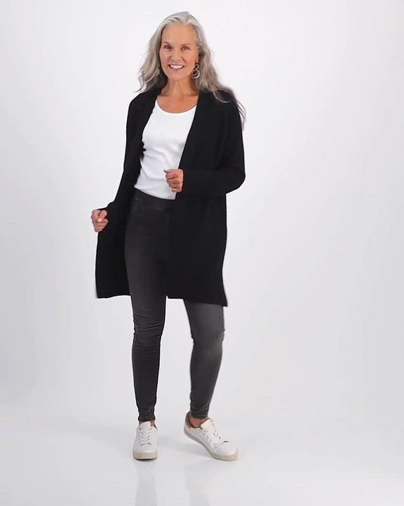 売れ筋商品|||スタイルアンドコー ニット&セーター アウター レディース Women's Cotton Open-Front Elbow-Sleeve Cardigan, Exclusively at Macy's Deep Black Style & Co Women's Open-Front Long-Sleeve Cardigan, Created
