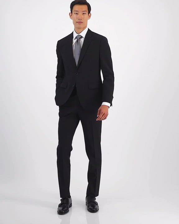 Brushed Wool Suit Supreme Suit Black Supreme×Loro Piana