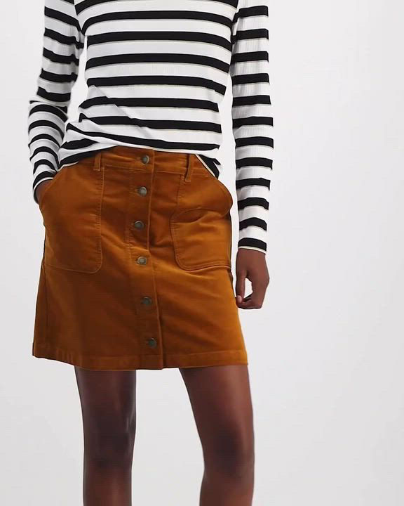 On 34th Women's Corduroy Button Mini Skirt, Created for Macy's