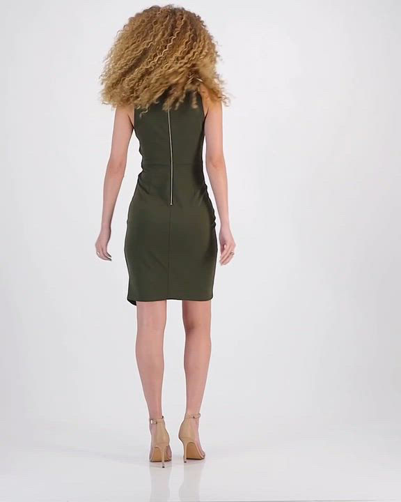 Siena Women's Origami-Pleat Sleeveless Dress - Macy's