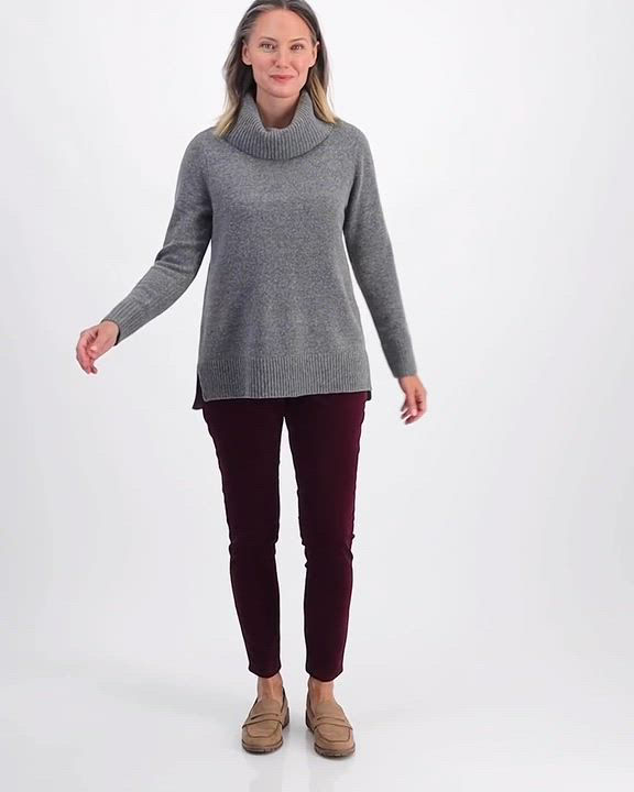 売れ筋商品|||スタイルアンドコー ニット&セーター アウター レディース Women's Turtleneck Long-Sleeve Sweater, Created for Macy's Charcoal Heather Style & Co Women's Long-Sleeve Turtleneck Sweater, Created