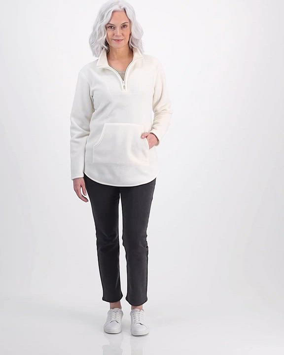 売れ筋商品|||スタイルアンドコー パーカー・スウェットシャツ アウター レディース Petite Embroidered Fleece Mock-Neck Top, Exclusively at Macy's Red Granite Style & Co Petite Embroidered Fleece Mock-Neck Top