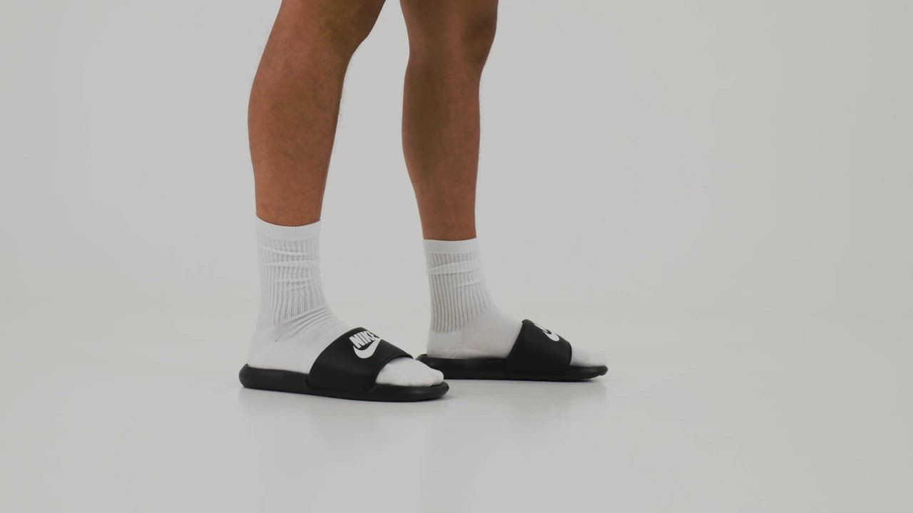 NWT Nike Men\'s Victori One Slide Sandals from Finish Line - Black, White 10US Amazon.com: NIKE Men main image 4