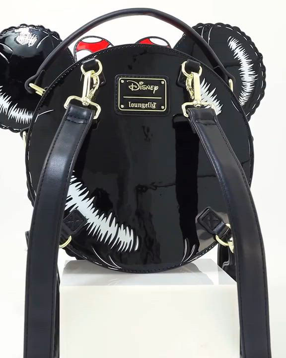 Disney×Loungefly ミニーショルダーバッグ Amazon | [Loungefly] ミニーマウス ブラックベース・ポルカ