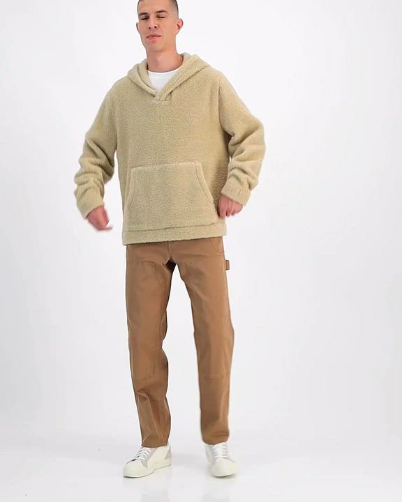Sun + Stone Men's Tate Sherpa Hoodie, Created for Macy's