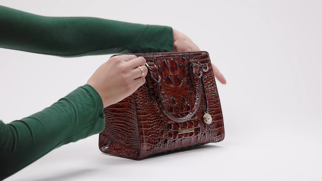 Brahmin Women's Cami Melbourne Leather Small Satchel Bag - Macy's