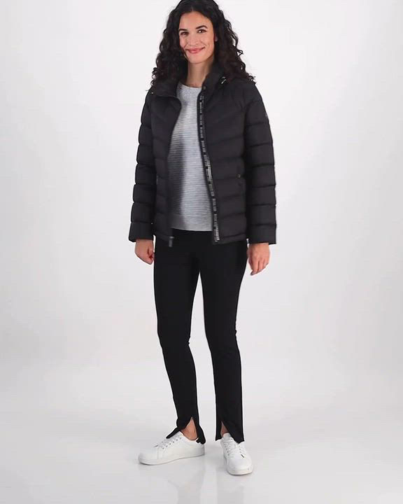 ブルゾン Michael Kors Hooded High Shine Down Jackets $220 Michael Kors Packable Quilted Hooded Down Jacket Puffer