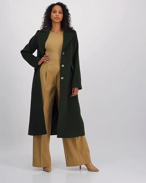 Michael Kors Women's Single-Breasted Maxi Coat - Macy's