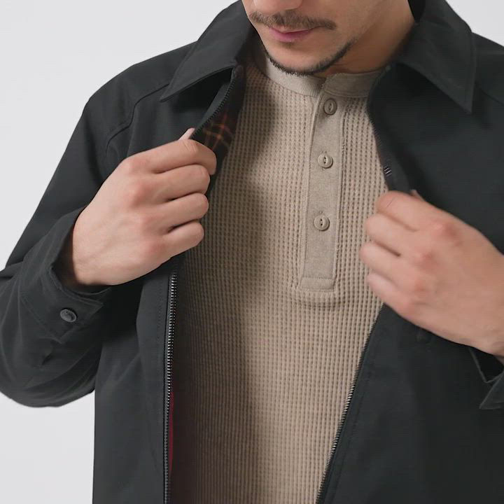 Hawke & Co. Men's Flannel Lined Chore Jacket - Macy's