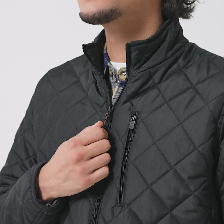 Hawke & Co. Men's Diamond Quilted Heritage Jacket, Created for