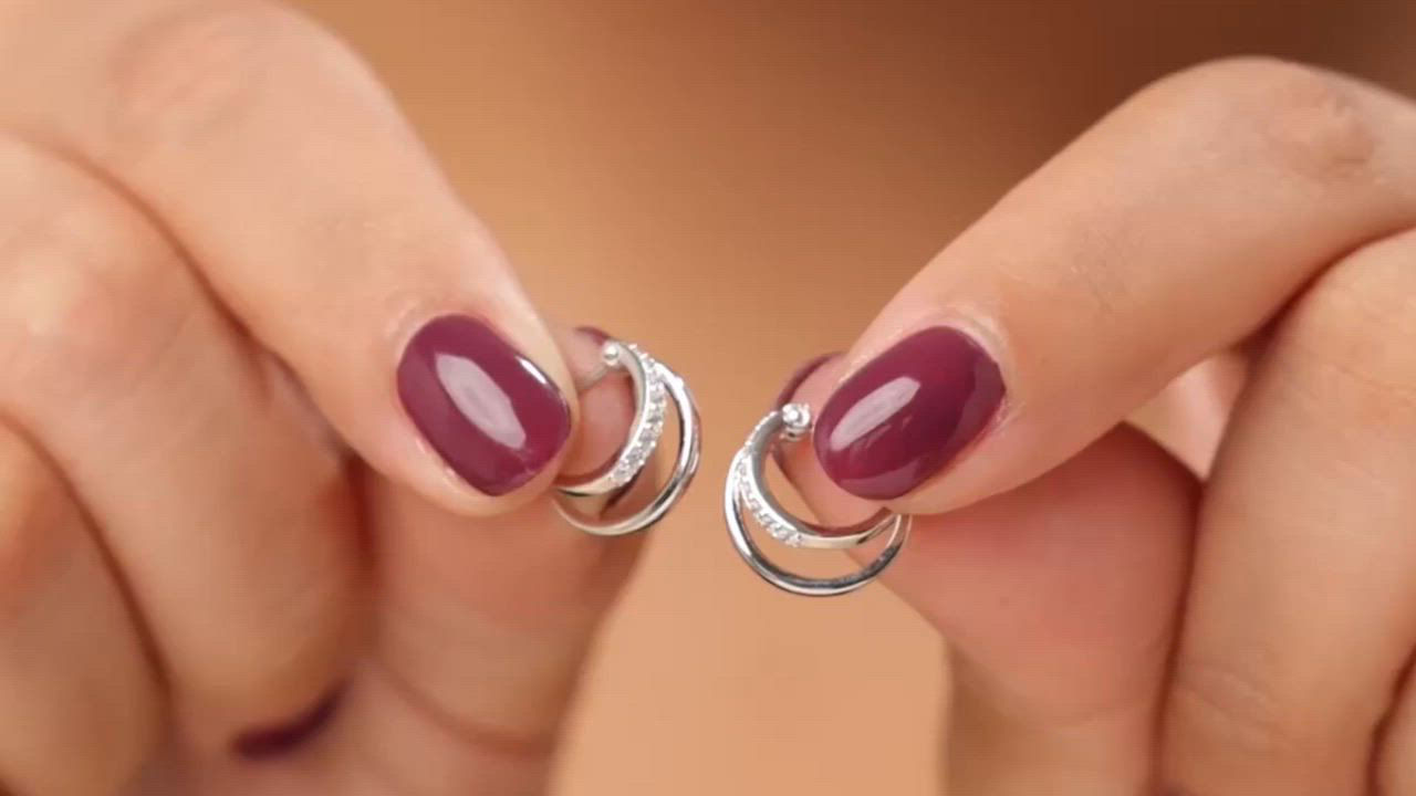 【ana luisa】☆ロングセラー☆ Toda Mini Silver ピアス Double Hoop Earrings - Toda Mini Silver | Ana Luisa | Online