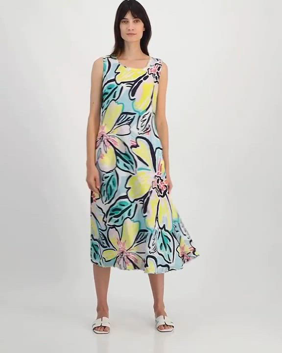 charter club dresses for women Charter Club Women's 100% Linen Tie-Sleeve Tiered Midi Dress, Created for  Macy's